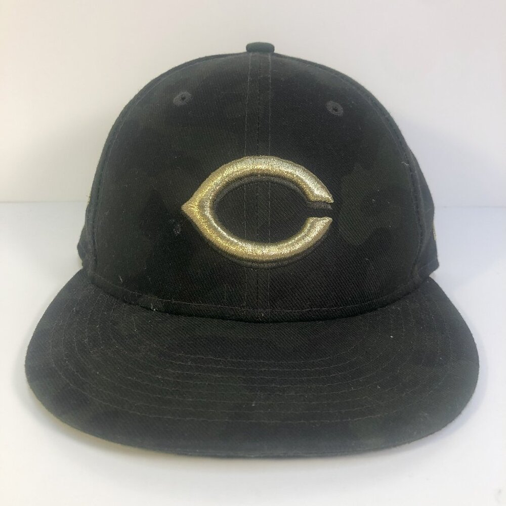 New Era 59Fifty Cincinnati Reds Camo Armed Forces Day Fitted Hat/Cap 7 3/8" 5950